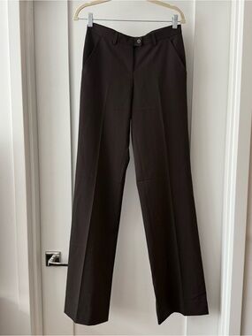 Women's Domenico Vacca Chocolate Dress Pants Size 40